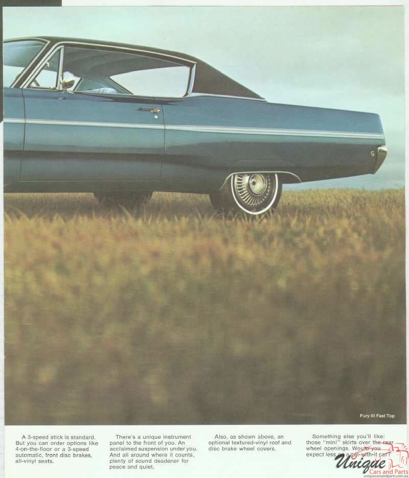 1968 Plymouth Fury Brochure Page 12